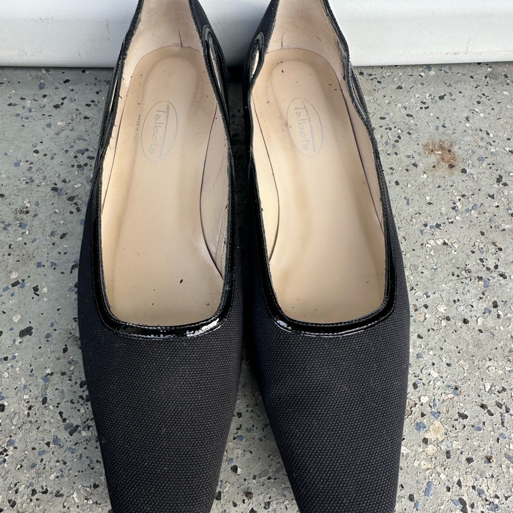 Talbots Black Pointed Toe Heels - image 7